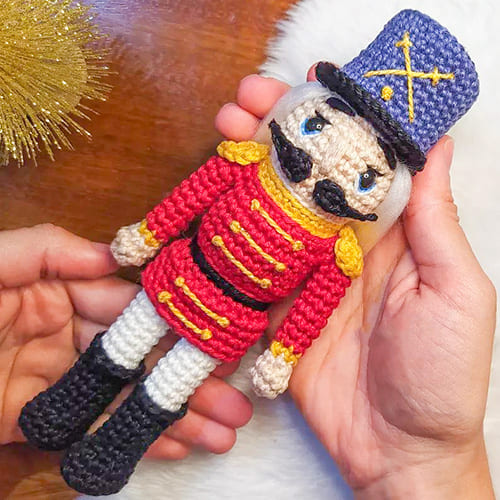 Crochet Doll Tin Soldier PDF Free Amigurumi Patterns 500+ PDF Passo a