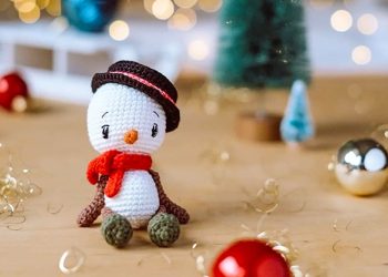 Crochet Snowman For Hat Amigurumi Free Pattern