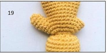 Easy Crochet Gingerbread Man Free Amigurumi Patterns PDF Arms2