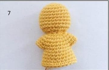 Easy Crochet Gingerbread Man Free Amigurumi Patterns PDF Body3