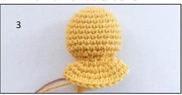 Easy Crochet Gingerbread Man Free Amigurumi Patterns PDF Head