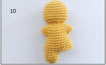 Easy Crochet Gingerbread Man Free Amigurumi Patterns PDF Legs