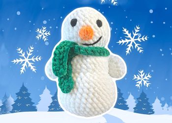 Easy Crochet Plush Snowman Amigurumi Free Pattern