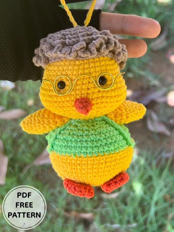 Little Crochet Chicken Duke Free Amigurumi Patterns PDF 1
