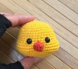 Little Crochet Chicken Duke Free Amigurumi Patterns PDF Head